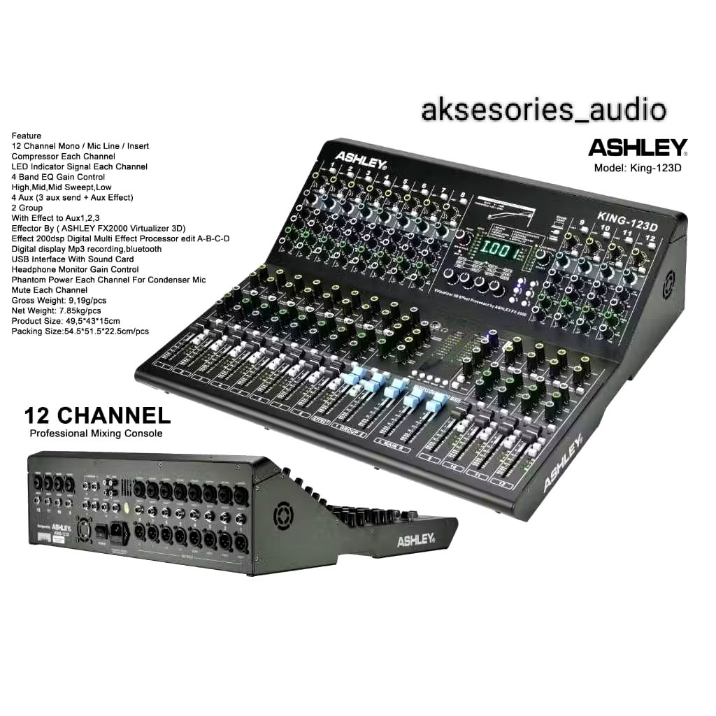mixer Ashley king 123d mixer Ashley king 12chanel
