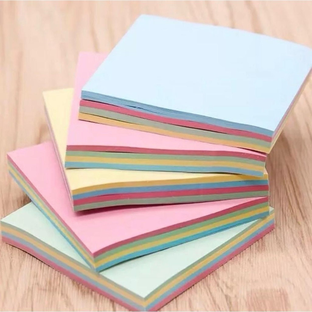 

Amiinah Store Sticky Note / Kertas Memo Polos 100Pcs