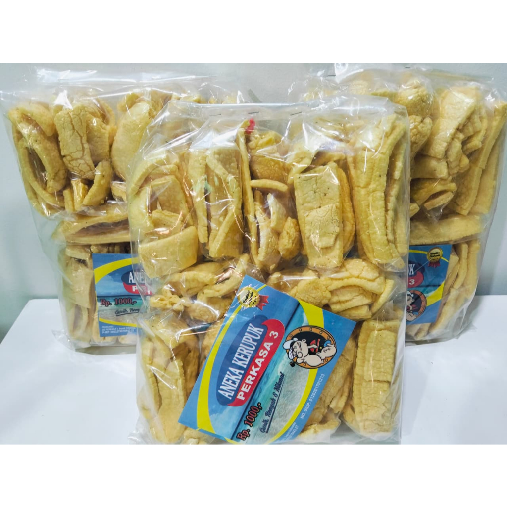 

Kerupuk rambak/kerupuk pangsit/kerupuk perkasa/perkasasnack/1 pak isi 12pcs