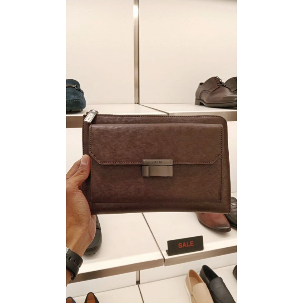 Clutch Pria Leather PEDRO ORIGINAL #00535