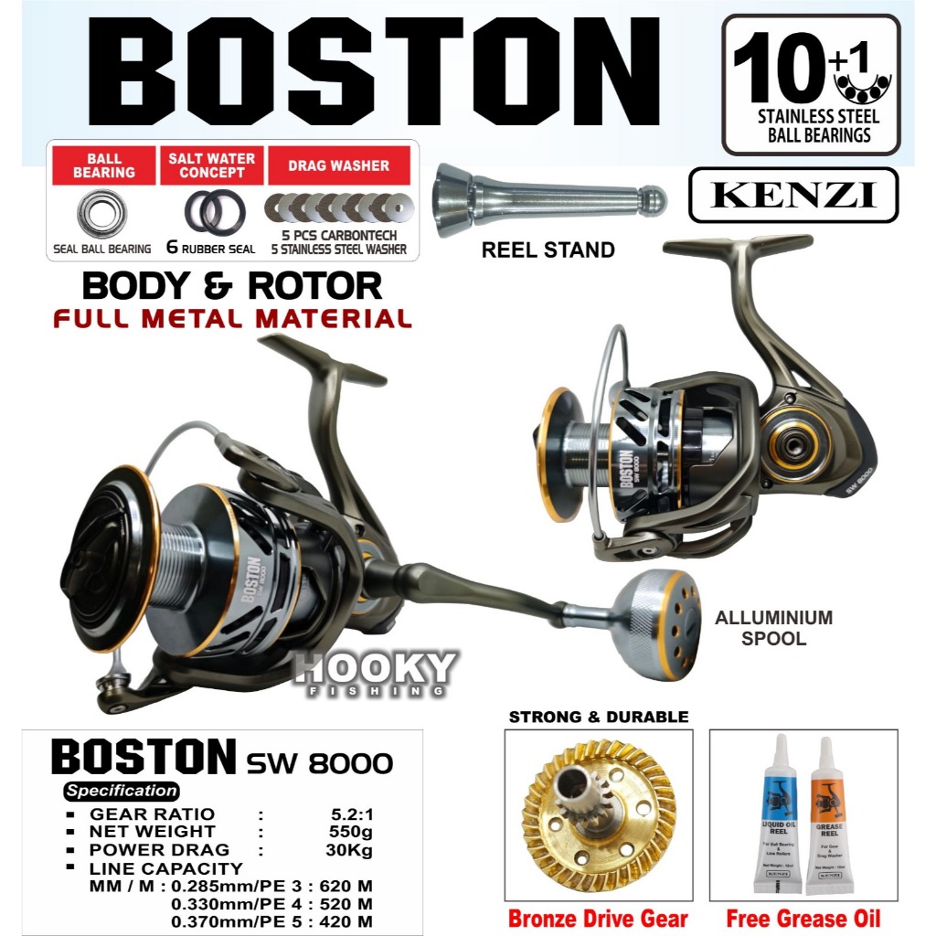 REEL KENZI BOSTON SW 8000