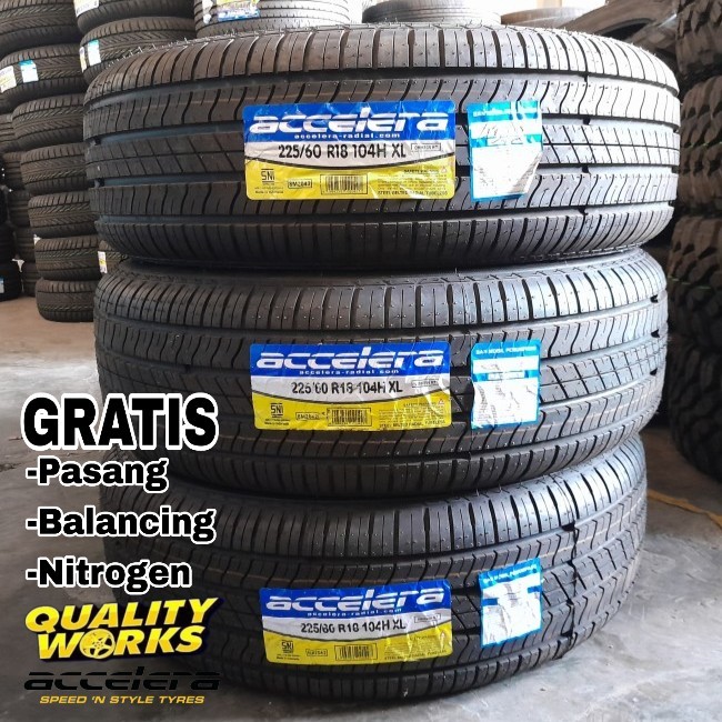 JUAL BAN MOBIL 225 60 R18 ACCELERA OMIKRON HT - BAN MOBIL SUV RING 18 UKURAN 225/60 R18