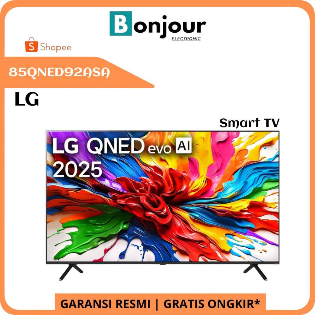 TV LG 85QNED92 85 Inch Mini LED 144Hz QNED92 evo AI TV LG 85QNED92ASA [2025]