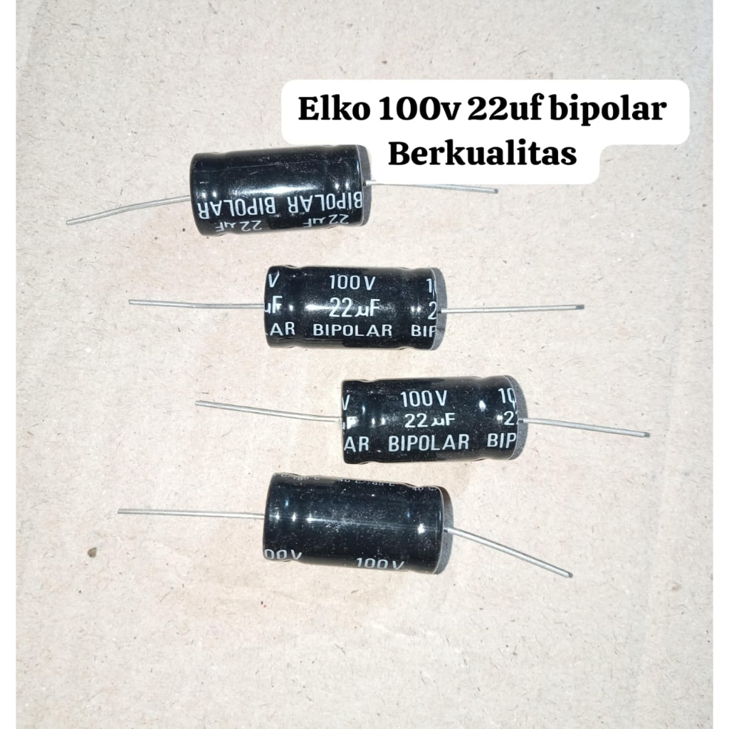Elko 100v 22uf Bipolar / bp Original