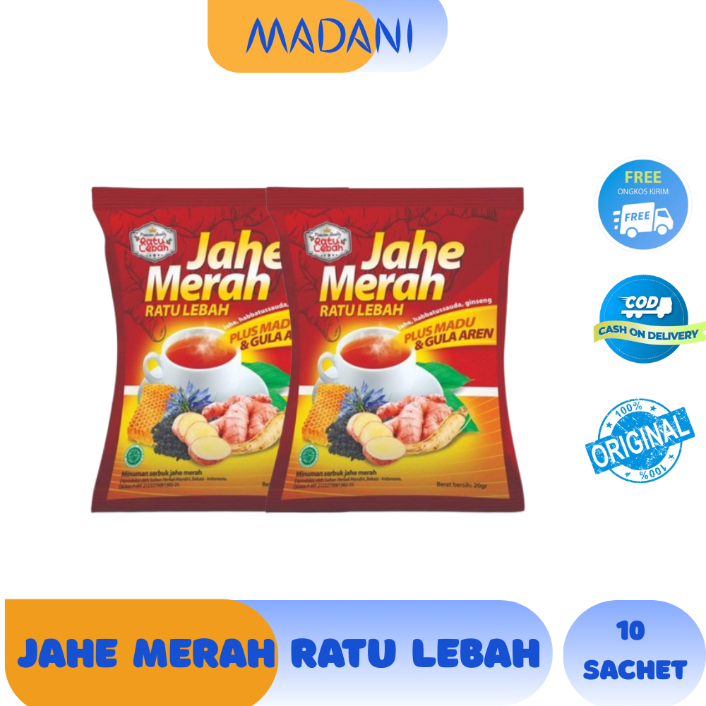 

1 RENCENG 10 SACHET JAHE MERAH PLUS GULA AREN MINUMAN HANGAT UNTUK ATASI MASUK ANGIN RATU LEBAH