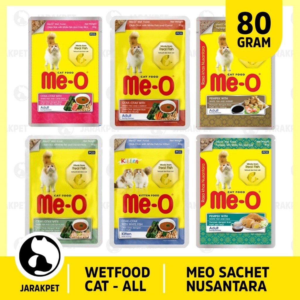 [12] Meo Sachet otak-otak - Meo Sachet Pempek - Me-o pouch - Meo sachet otak otak white fish - Meo O