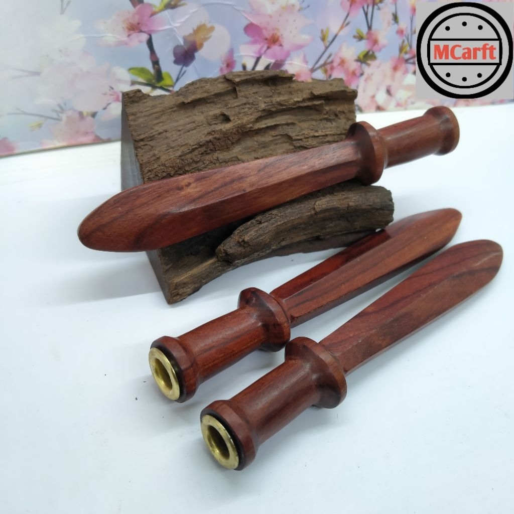 Once pipa kayu nogosari nagasari motif pedang C262