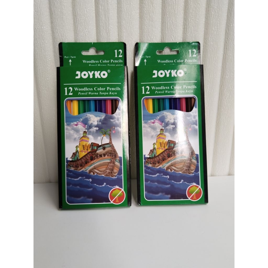

Pensil warna joyko panjang 12 warna/pensil tanpa kayu