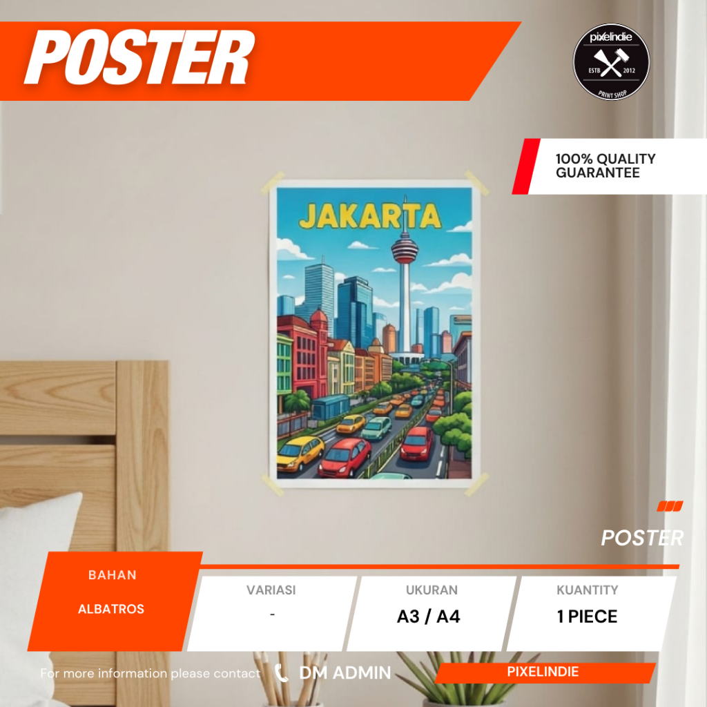 

CETAK POSTER KUALITAS PREMIUM | BAHAN ALBATROS
