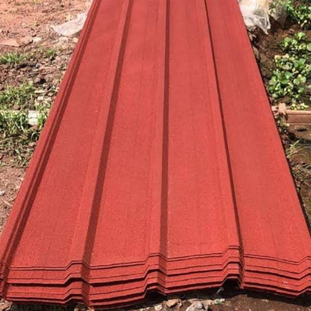 Atap Spandek Pasir 0.30 Merah Hitam Banyumas