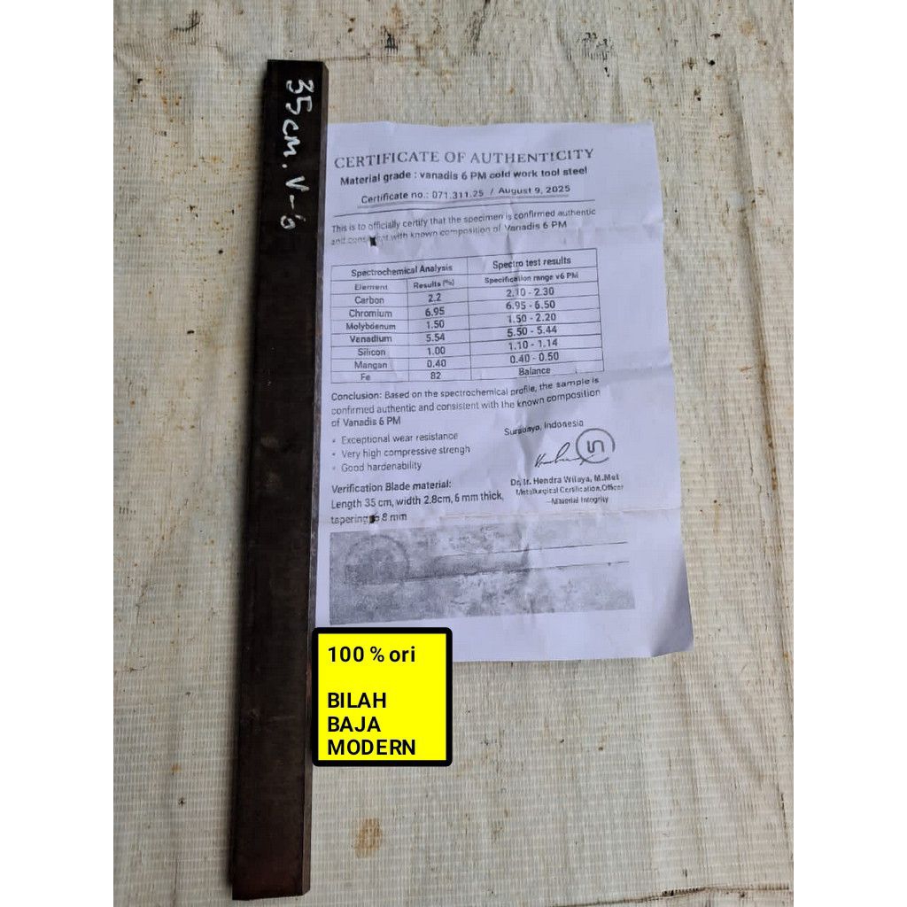 Baja Powder Metalurgi Vanadis 6