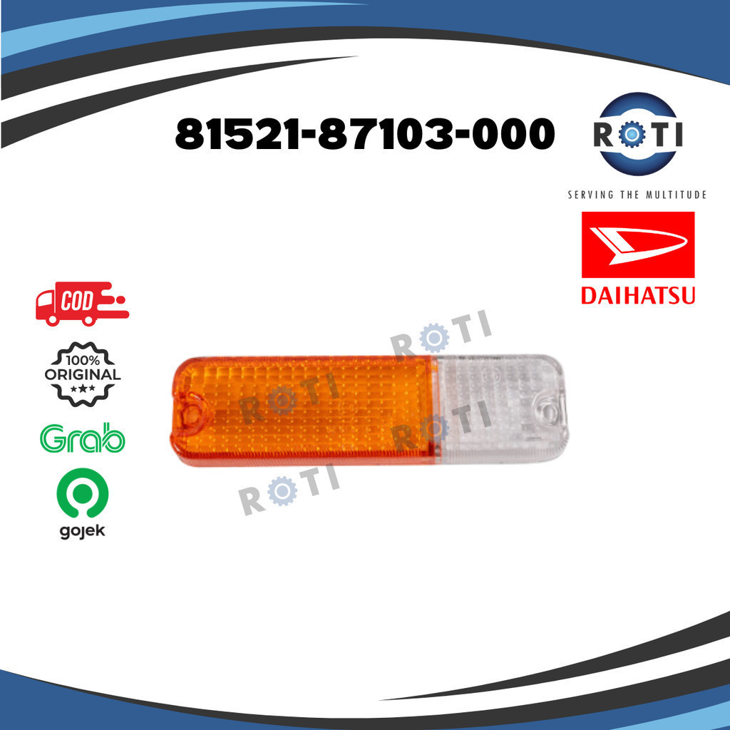 DAIHATSU MIKA LAMPU SEN KIRI CHARADE G10 81521-87103-000 GENUINE