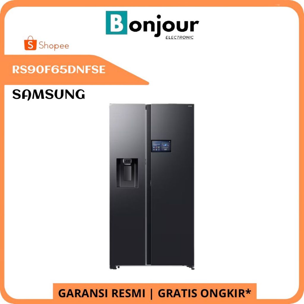 Kulkas Bespoke Samsung RS90F65DNFSE Kulkas Samsung 641 L Inverter - BLACK DOI