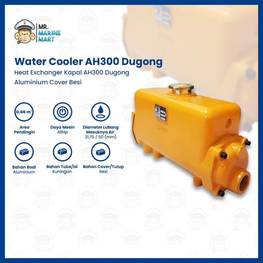 Water Cooler AH300 Dugong Heat Exchanger Kapal Cover Besi