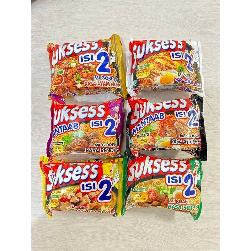

Mie Sukses Isi 2 - Suksess Mi Instan Bag Goreng dan Kuah All Varian Rasa