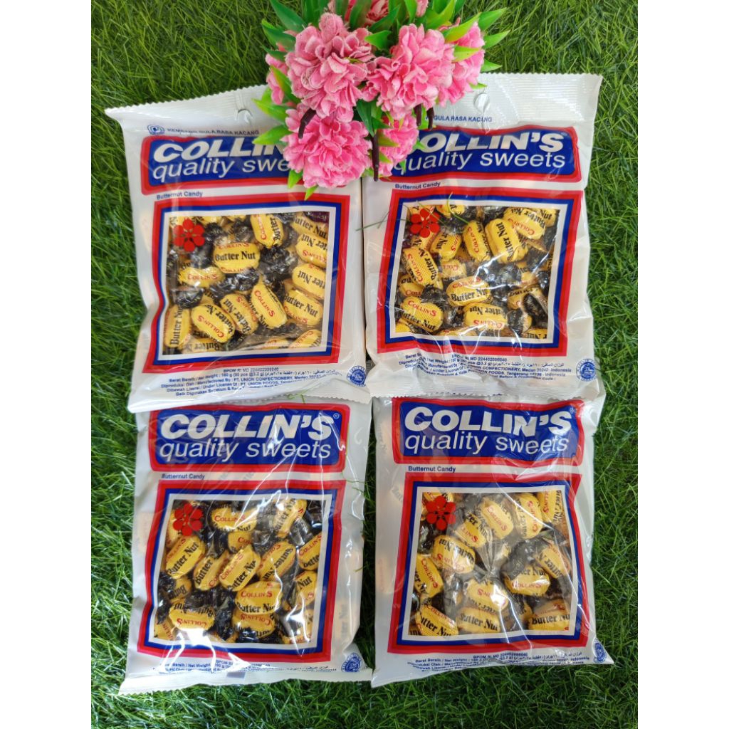 

Permen Kacang Collin's | Candy Collin's Butternut | Kemasan 160 gr atau 50 butir / pack | camilan atau snack manis kacang