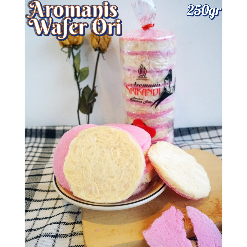 

Aromanis wafer isi 8 250gr Khas Bandung - Camilan Manis Tradisional