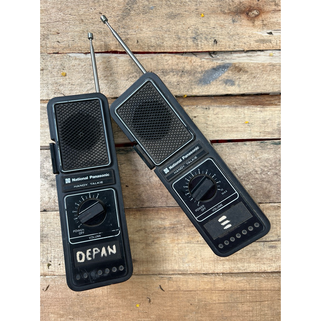 Set / Sepasang Handy Talkie / HT Jadul, National Panasonic RJ-78 E