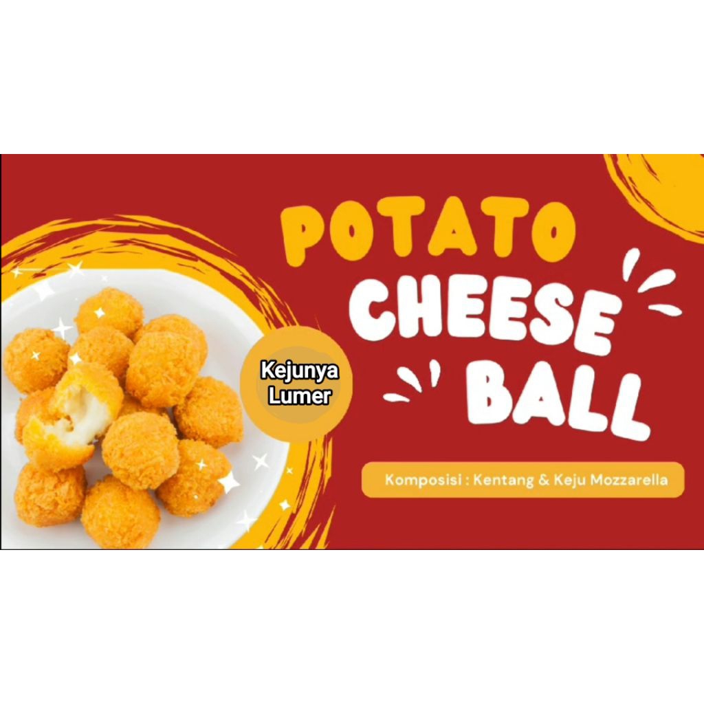

Potato Cheese Ball ( isi 10)