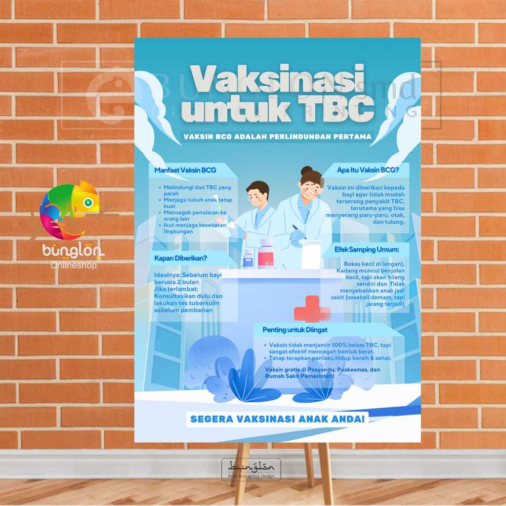 

Poster Vaksinasi Untuk TBC