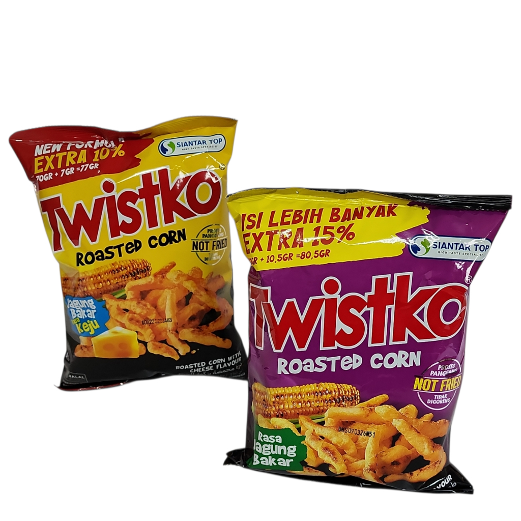 

Twistko Snack Jagung Jumbo - Netto 70 gr