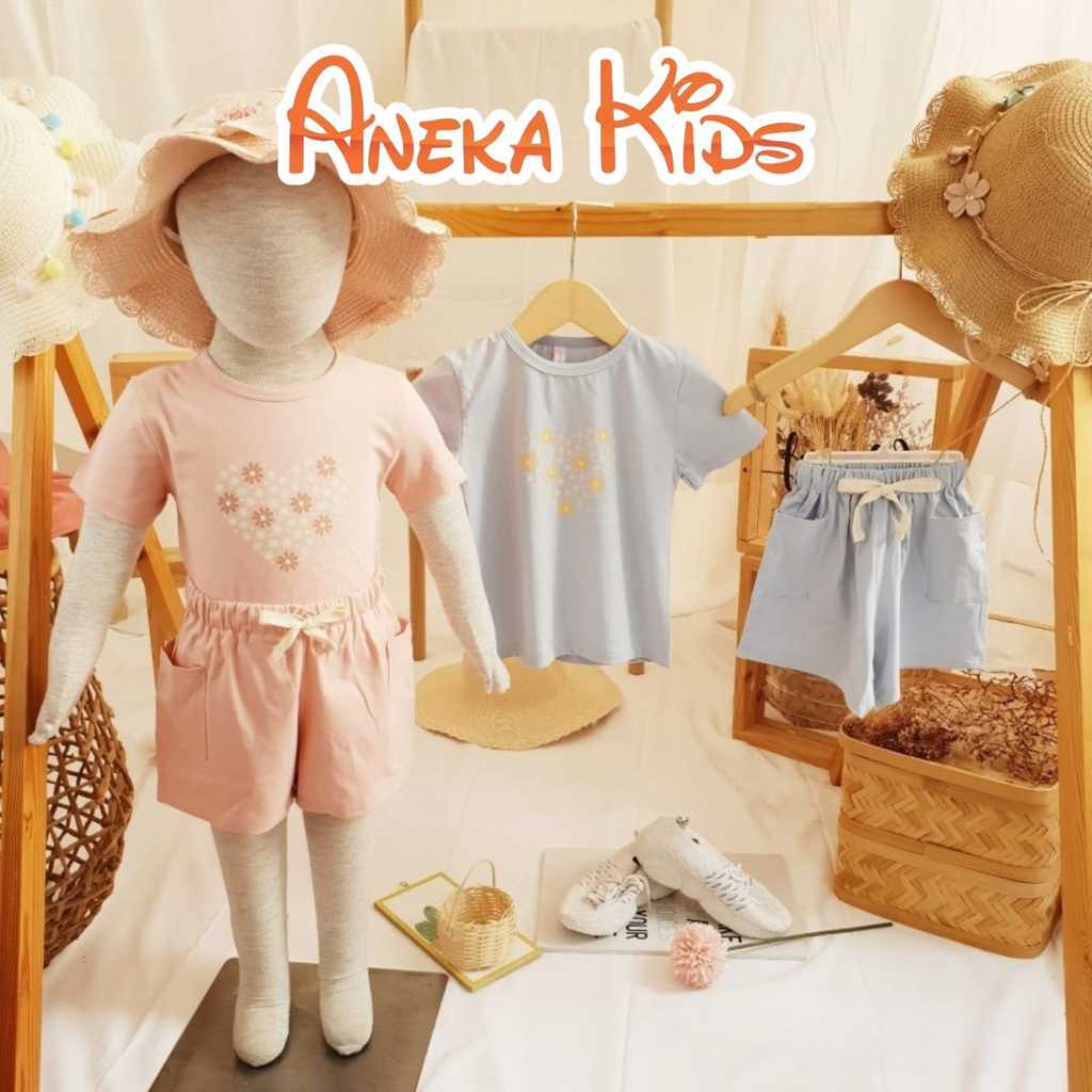 Setelan Pendek Gi-Dae - Setelan Anak Cewek