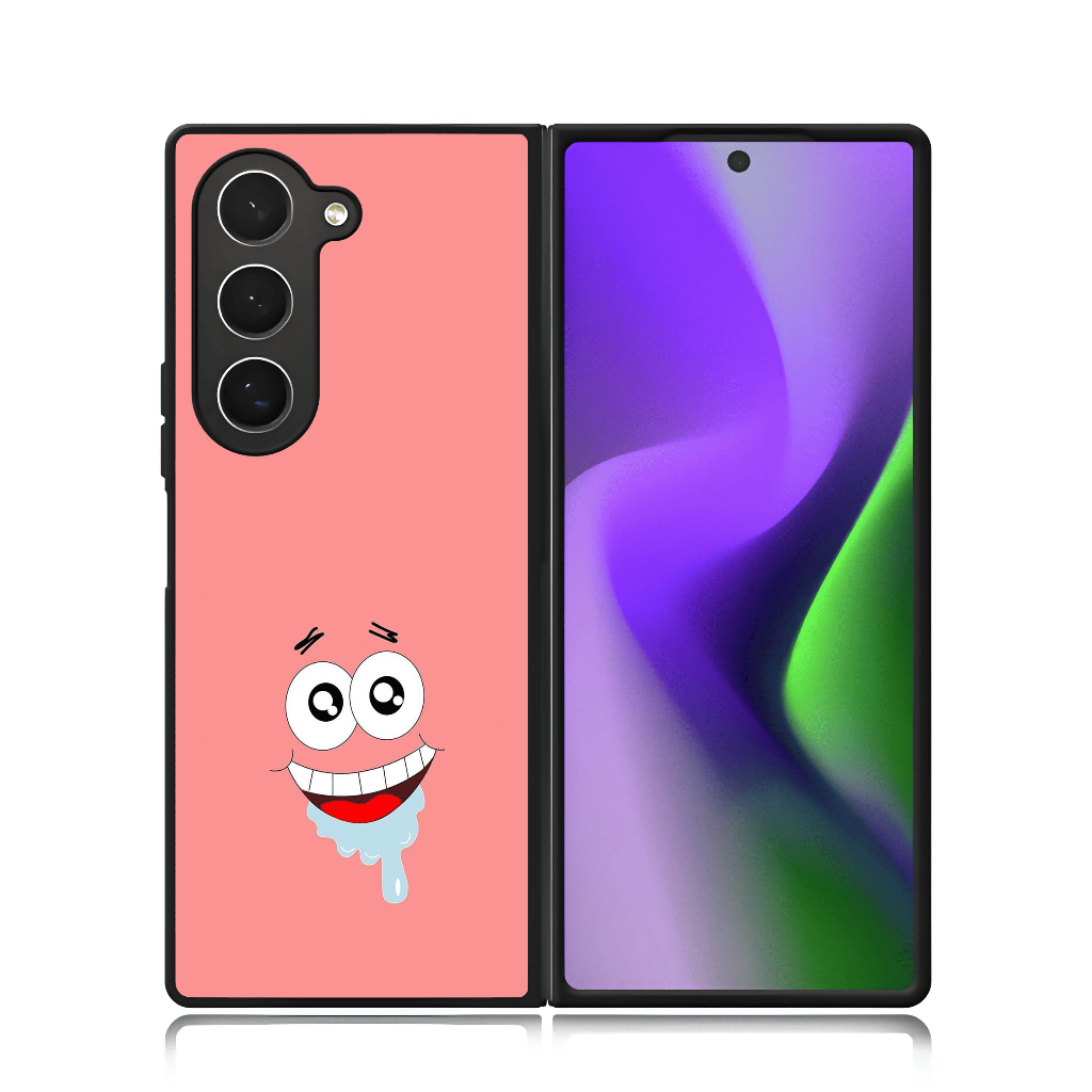 Case Z Fold Series Fold 7 6 5 4 3 Durable Plastic hardcase Custom Patrick Star Spongebob