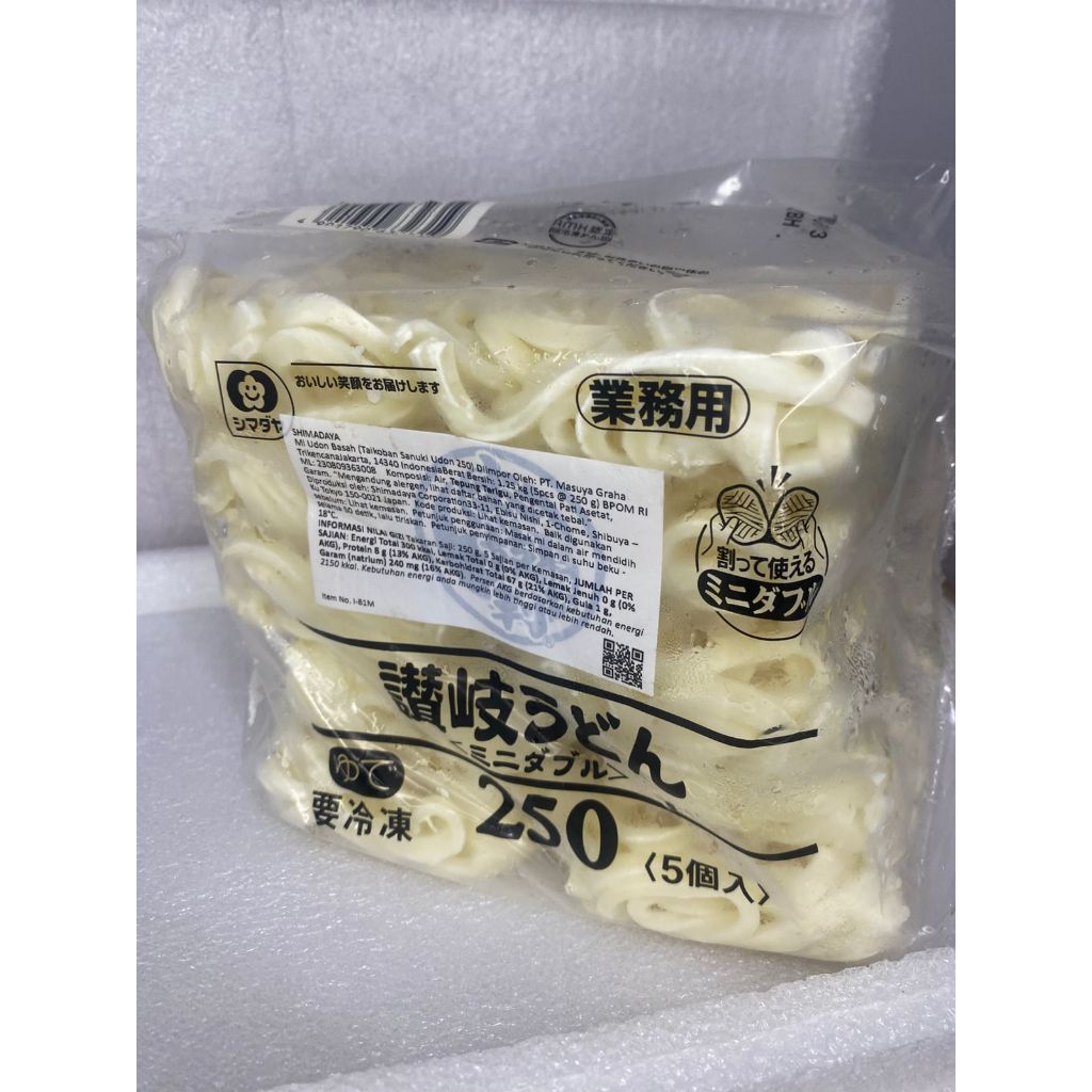 

UDON SHIMADAYA MIE UDON PREMIUM ISI1.250 GR (5 PCS X 250 GR)