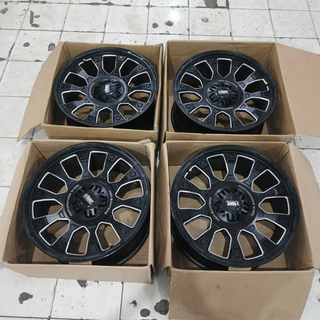 VELG MOBIL JEEP RUBICON WRANGLER HARRIER CRV X-FORCE XTRAIL HSR BANTENG MODEL OFFROAD R20