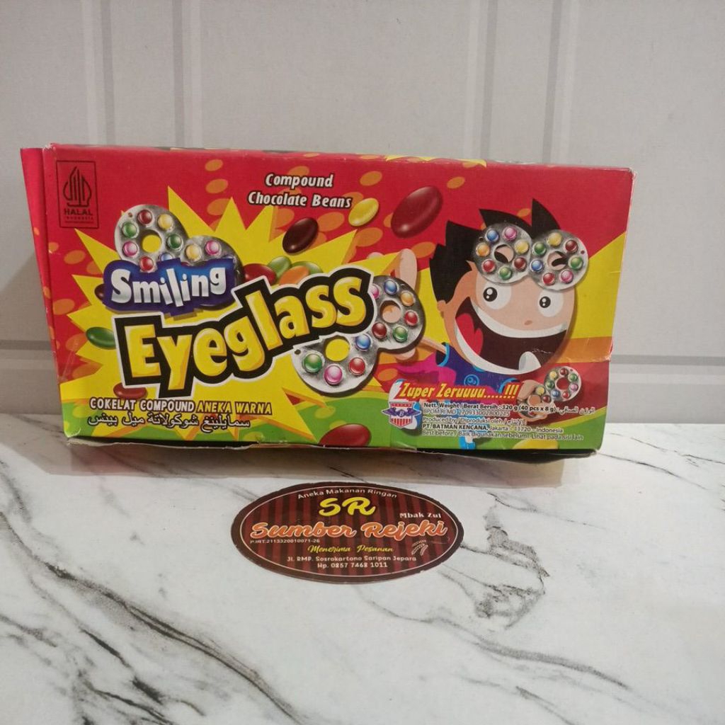 

EYEGLASS PERMEN KACAMATA BERAT 320 GRAM