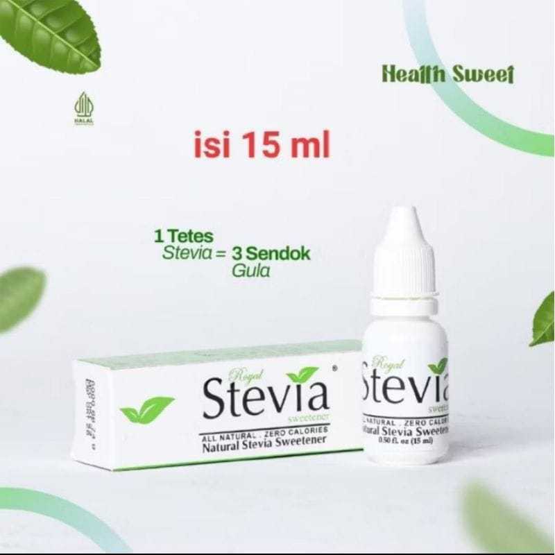 

ROYAL STEVIA Tetes Stevia Sweetener Gula Cair Pemanis Alami