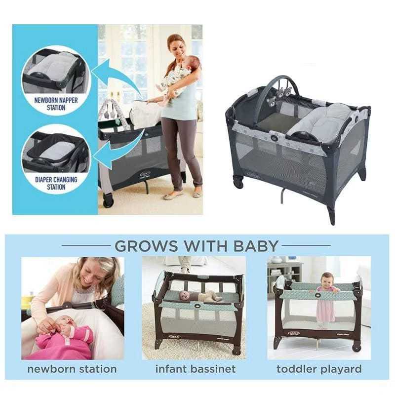 Box Bayi Graco Pack n' Play Reversible Napper Changer LX Playard / Tempat Tidur Bayi / Baby Box Grac