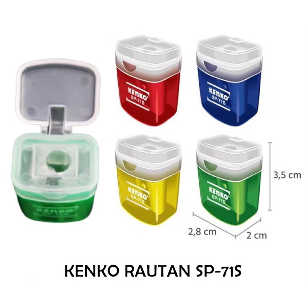 

N/A Rautan KENKO SP-71S 1 Lubang / Sharpener Kenko SP-71S / Ongotan KENKO SP-71S / Serutan KENKO SP-71 S / Kenko SP71S / Kenko SP 71S