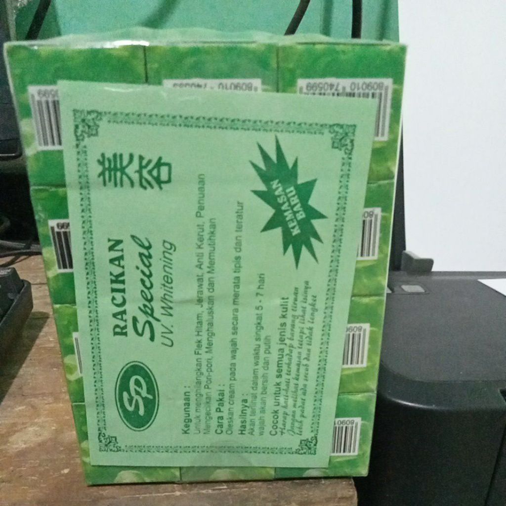 6pis krim sp ijo siang malam