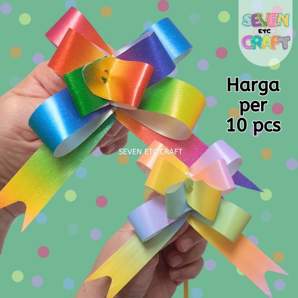 

Pita Tarik Serut Rainbow 18 mm 10 pcs