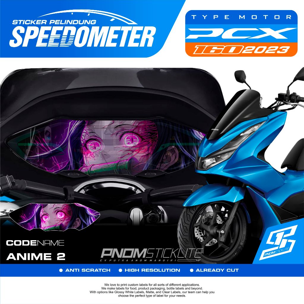 STIKER ANTIGORES SPEEDOMETER PCX 160 2023 STCIKER PELINDUNG KACA SPIDO MOTOR HONDA PCX 160