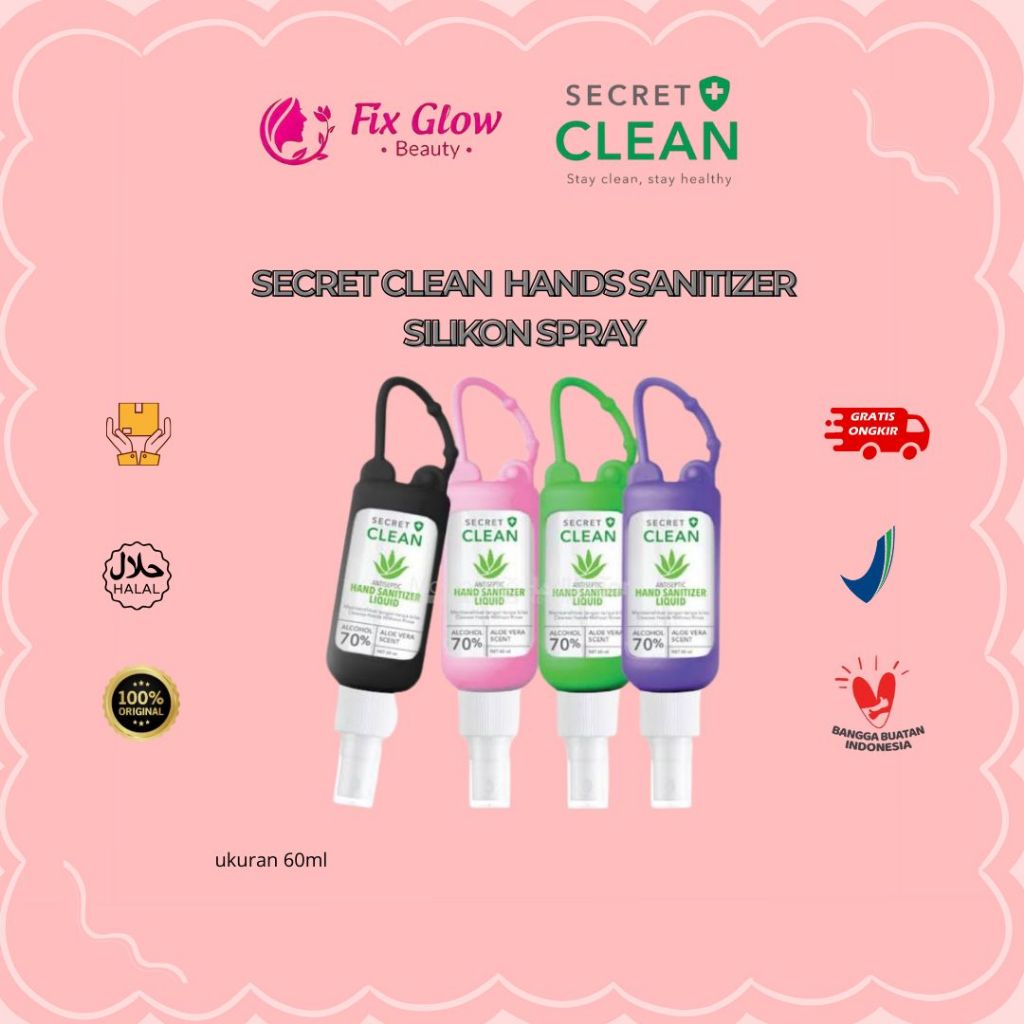 Hand Sanitizer Spray & Gel SECRET CLEAN