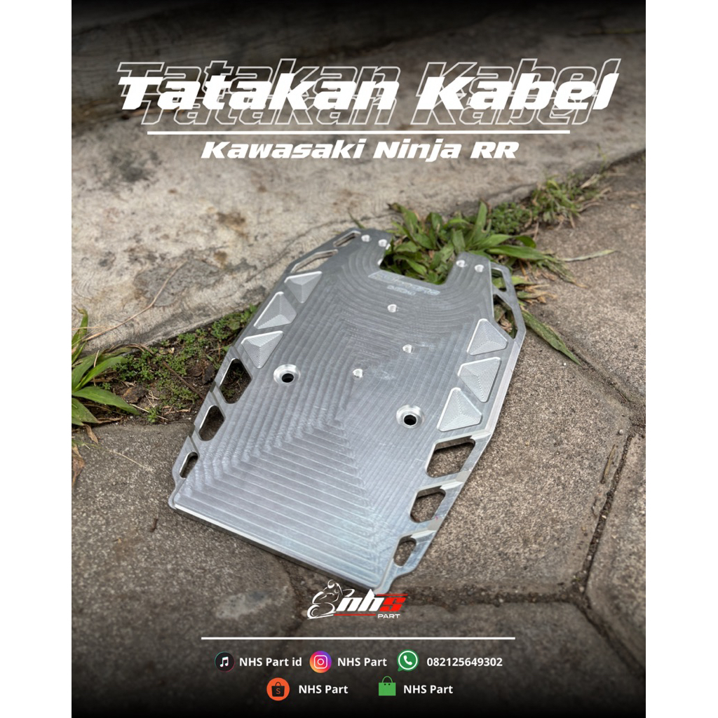 Tatakan Kabel CNC Bahan T6 Ninja RR