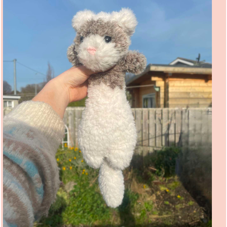 Cloud_Floppy Ferret [ HANYA CROCHET PATTERN/ AMIGURUMI PATTERN BUKAN BONEKA JADI ]