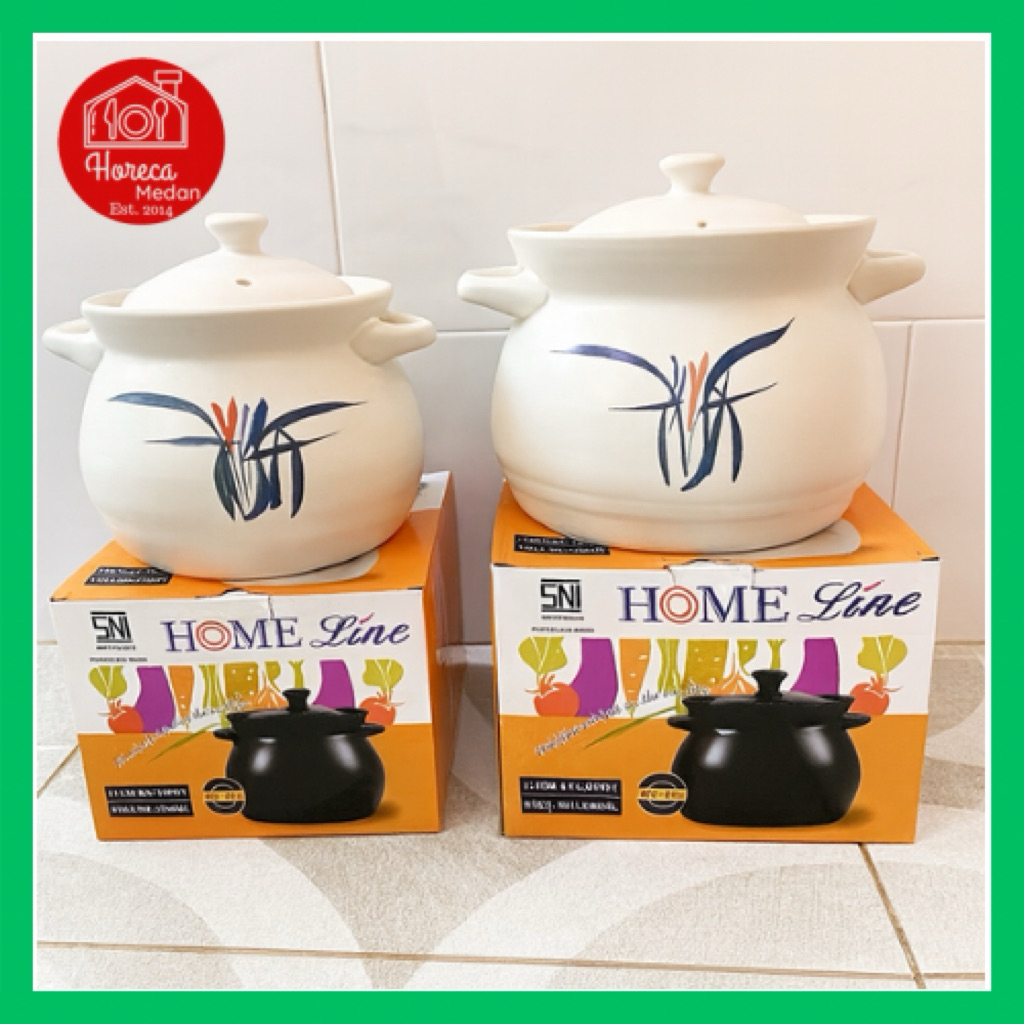 Mangkok Sapo keramik / Basi Sapo keramik Homeline / Panci masak obat