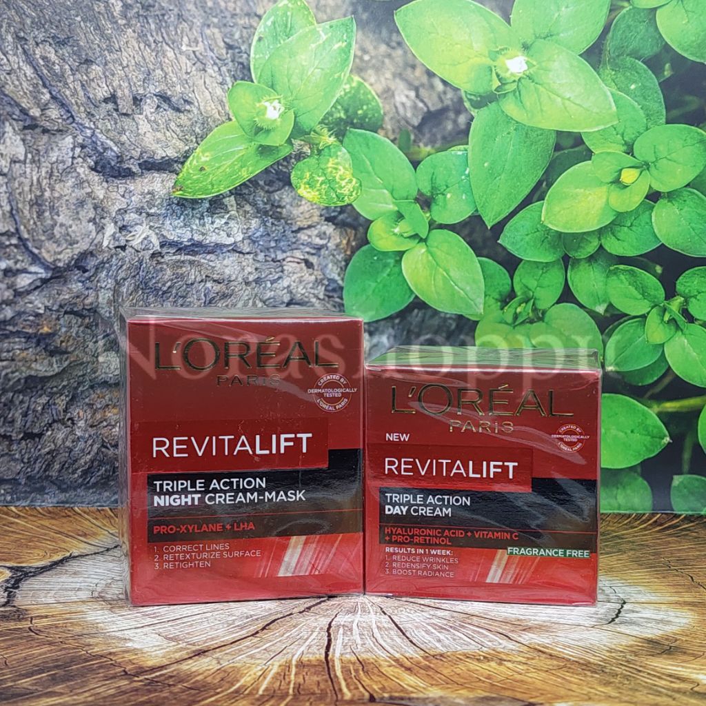 Loreal Paris Revitalift Triple Action Day Cream Night Cream 50ml
