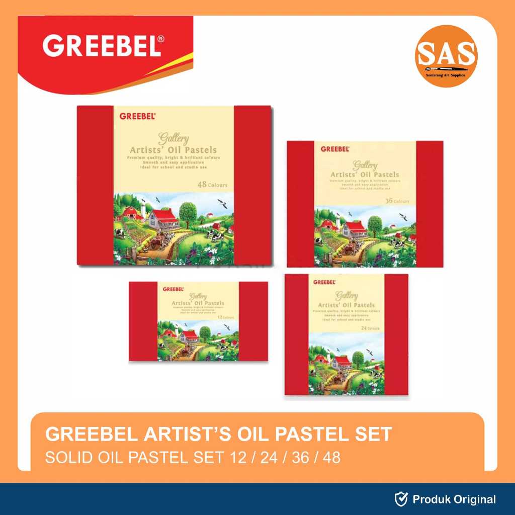 

Greebel - Artist Oil Pastel - Krayon Set 12/24/36/48 - SAS