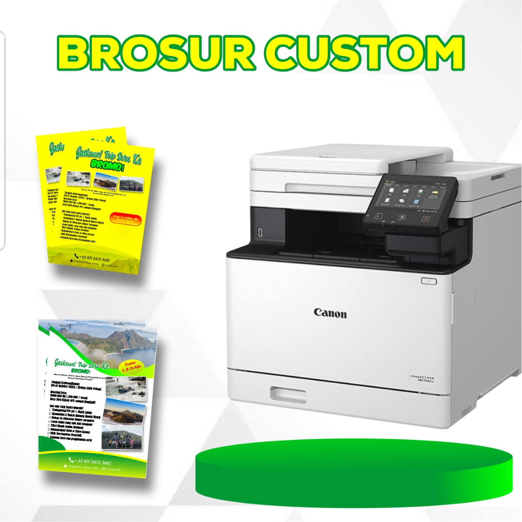 

Cetak Brosur Custom SATUAN | A4 A5 A6 | Art Paper 150 GSM Glossy | FREE Design | Full Color | Brosur, Flyer, Pamflet Promosi | Cetak Kilat, Hasil Tajam & Mengkilap | TERMURAH