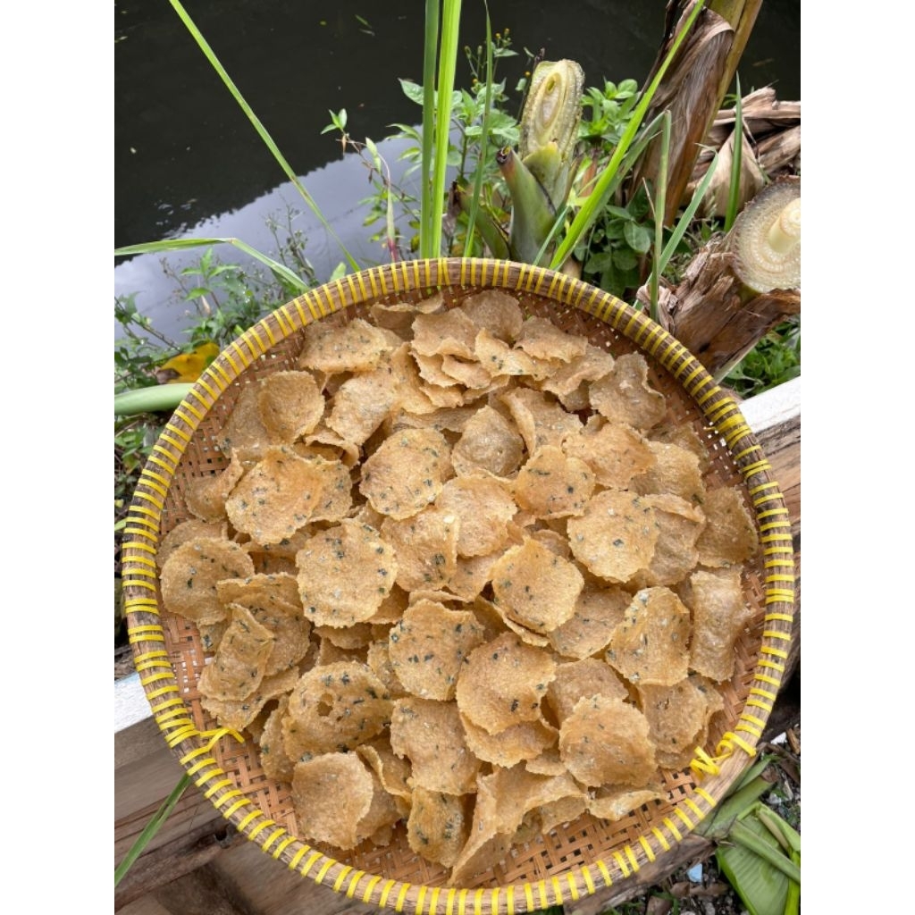 

kerupuk gendar / legendar / puli mentah siap goreng