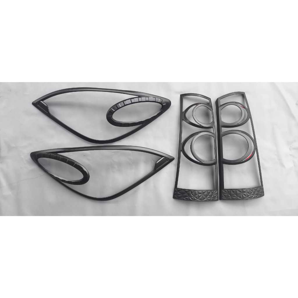 Garnish Lampu Depan Belakang Mobil Avanza Xenia 2007 - 2011 Vvti Hitam