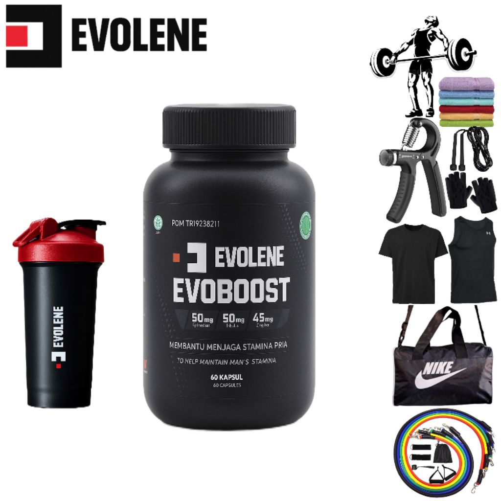 Evolene - Evoboost 60 kapsul Hormon Testoteron Booster