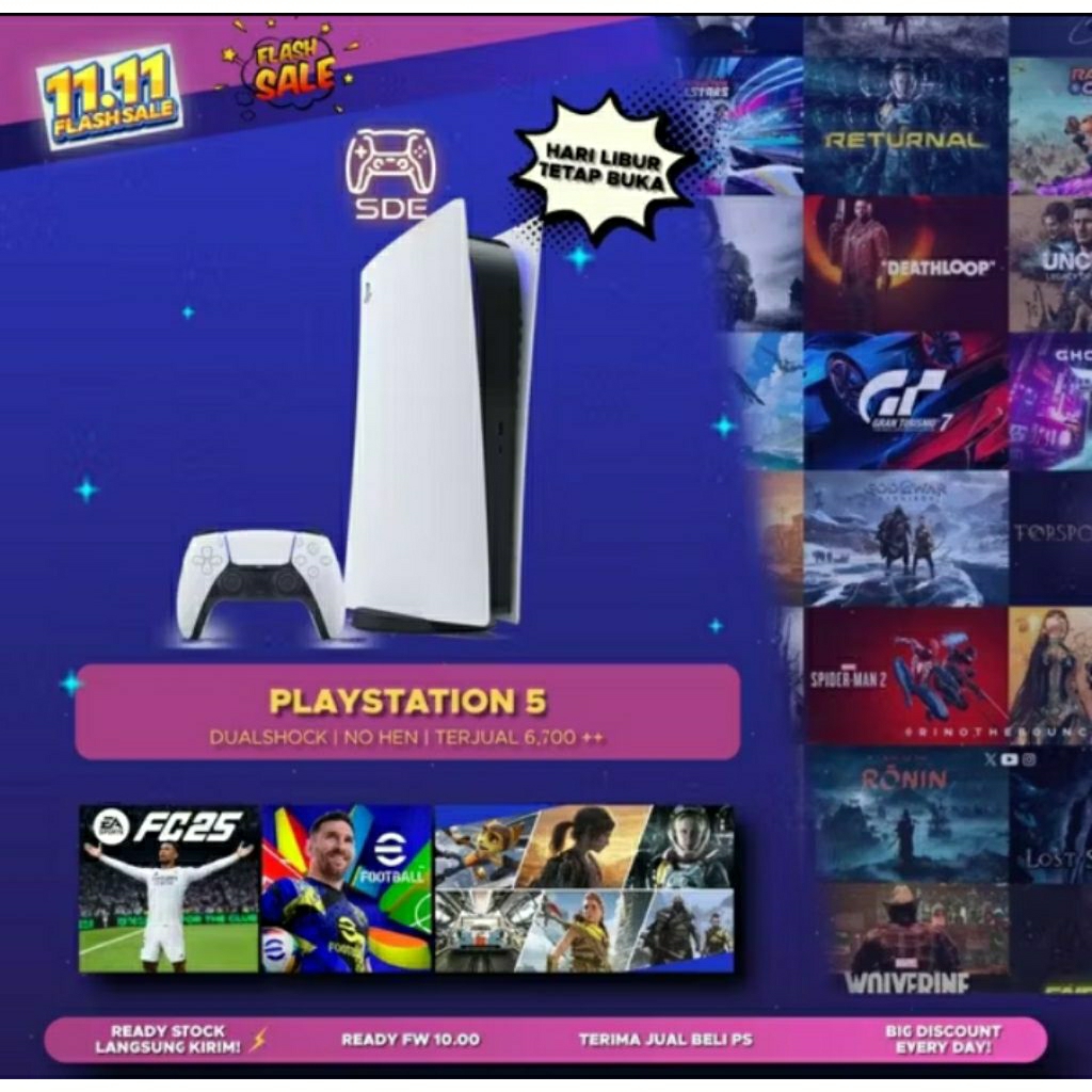 PS 5 full game controller stik PS 5