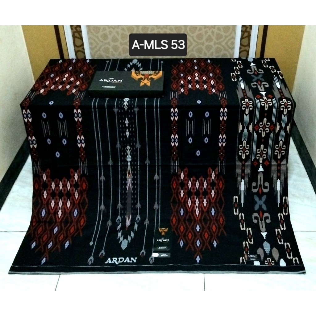 Sarung Ardan Brilian & Batik Motif BHS gold