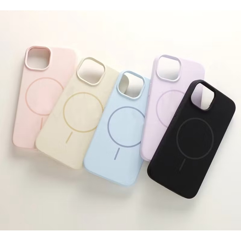 MAGSAFE NEW SILICONE CASE IPHONE 17/17 AIR/17 PRO/17 PRO MAX/16/16 PLUS/16 PRO/16 PRO MAX/15/15 PRO/