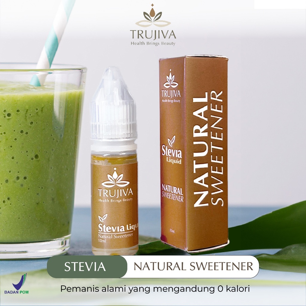 

Trujiva Stevia Liquid Natural Sweetener - Solusi Gula Sehat Bebas Kalori, Ideal untuk Diet & Diabetes